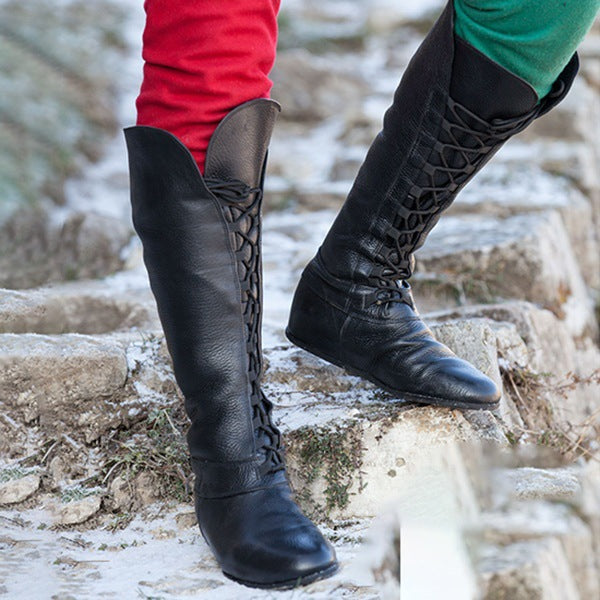 Height Increasing Insole Women's Knight Boots