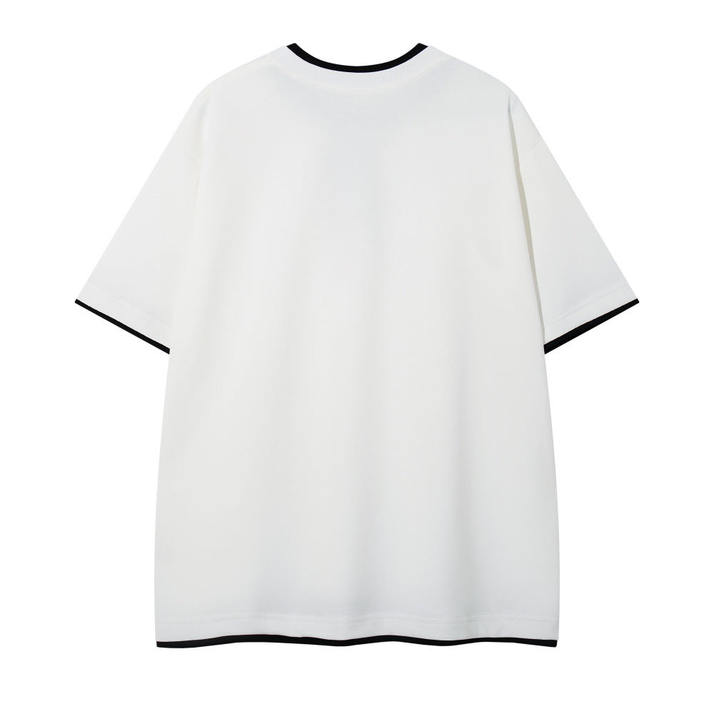 Fake two short sleeved t-shirts