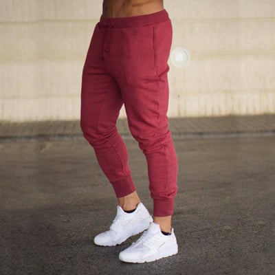 Pantalon décontracté coupe ajustée pour homme – Tendance et simple