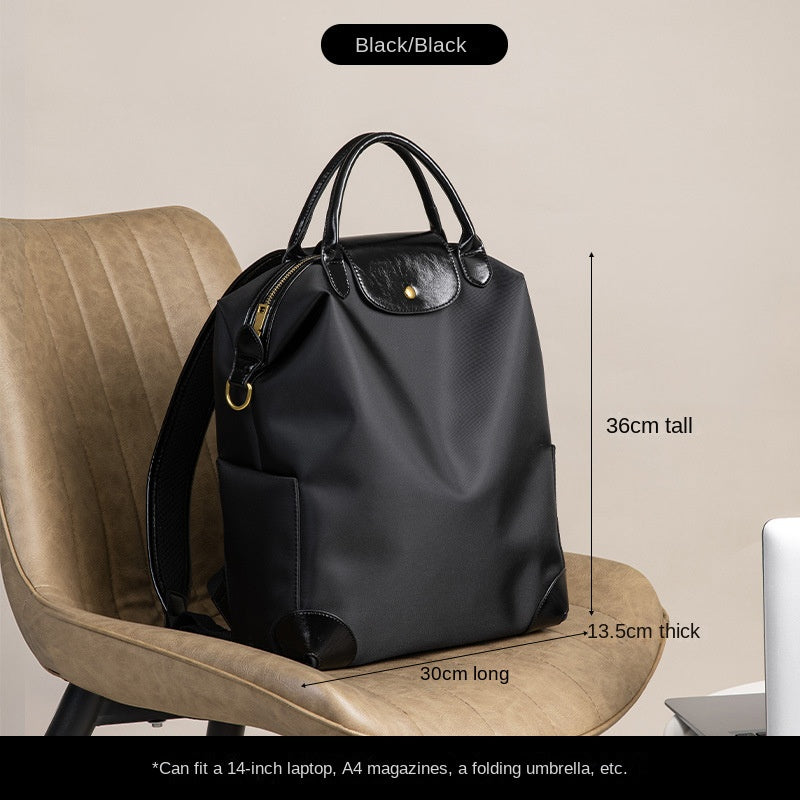 Sac à dos élégant en nylon de haute qualité, grande capacité, léger et durable, idéal pour les voyages d'affaires et les trajets quotidiens