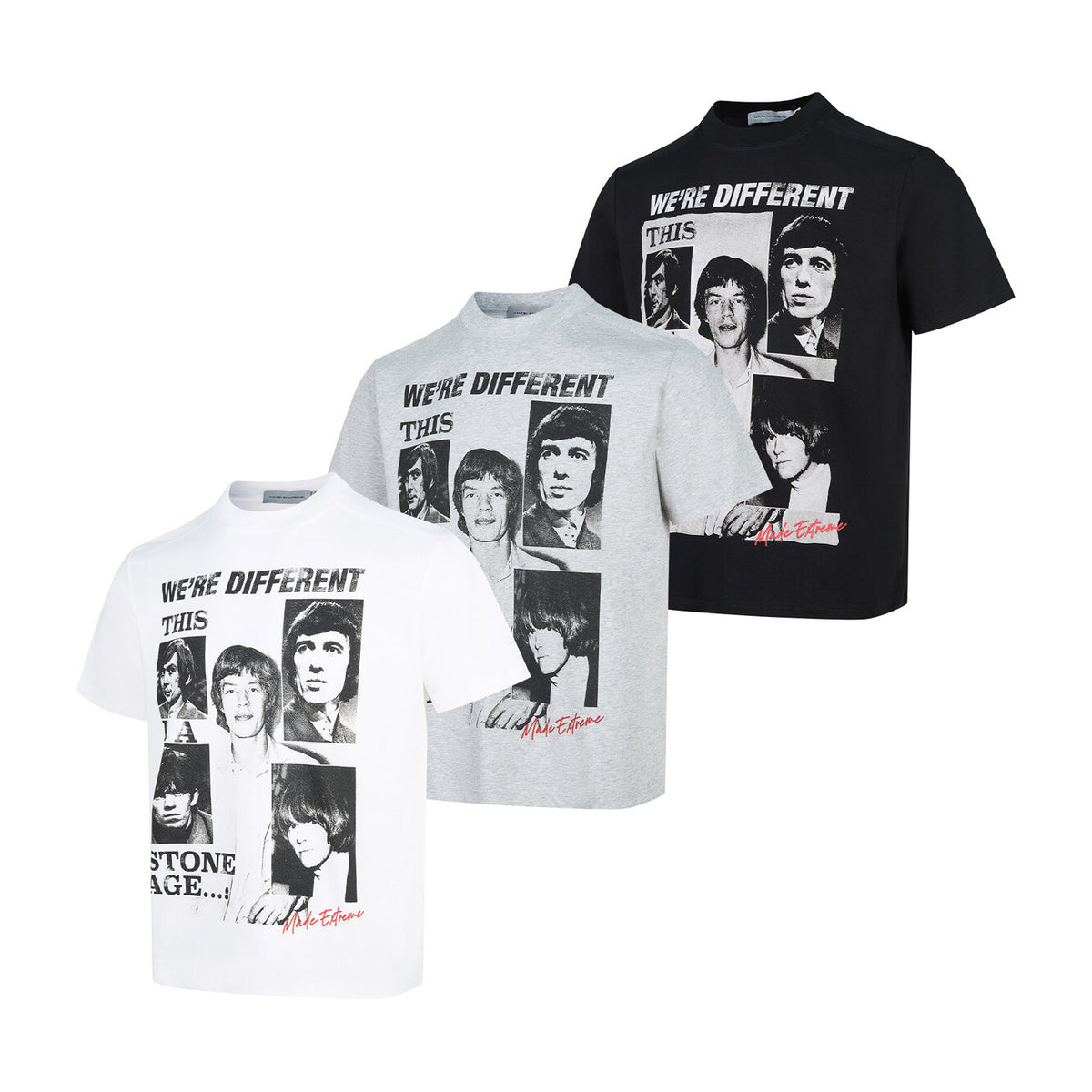 Person printed loose short sleeved men's and women's T-shirts