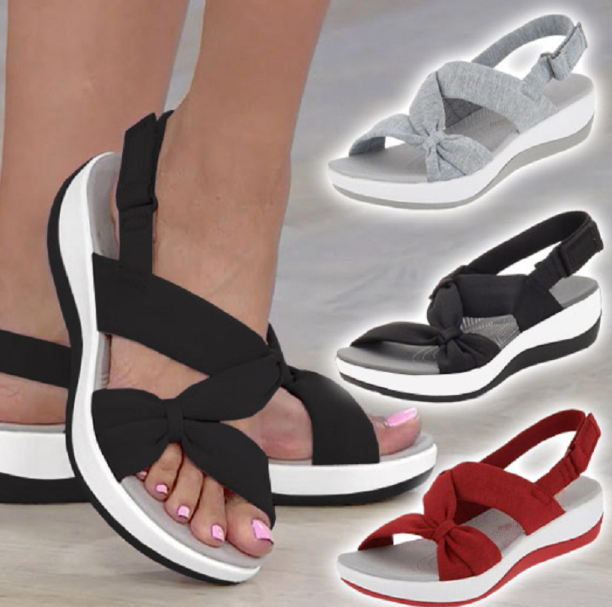 Fashion Simple Fish Mouth Flat Sole Sandals