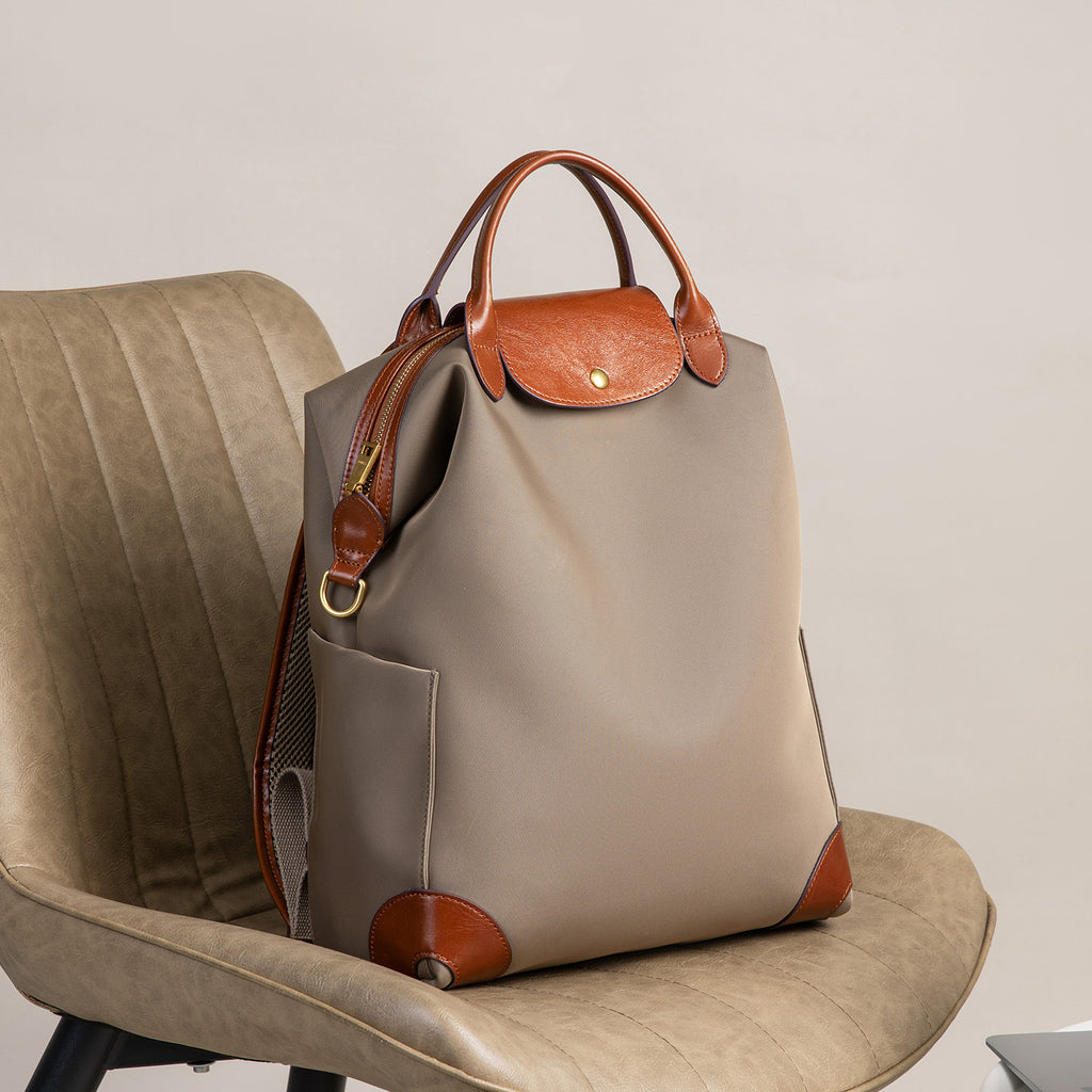 Sac à dos élégant en nylon de haute qualité, grande capacité, léger et durable, idéal pour les voyages d'affaires et les trajets quotidiens