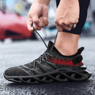 Breathable Men's Casual Shoes - Knit Sneakers