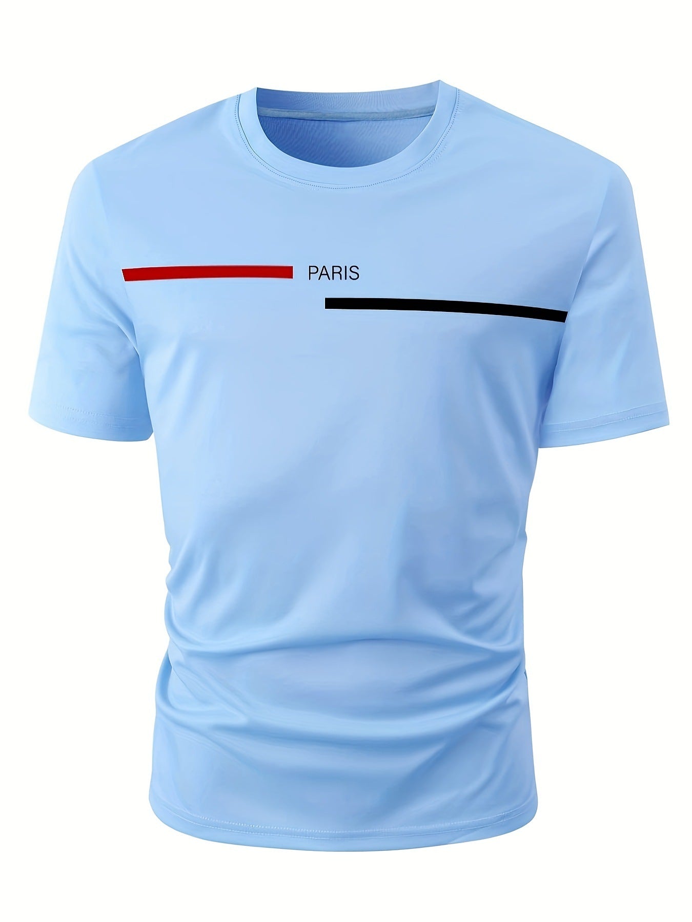 T-shirt homme imprimé 100 % coton coupe ample été