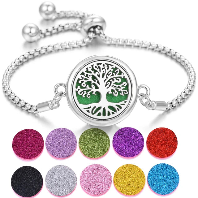 Bracelet de parfum en acier inoxydable