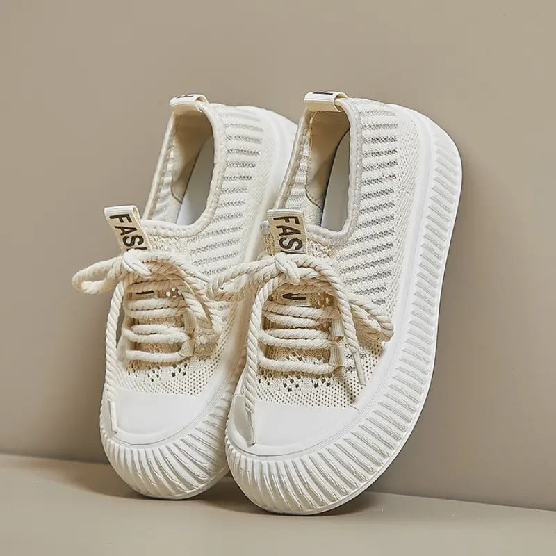 "Women's Ins Style Canvas Shoes for Autumn Running"