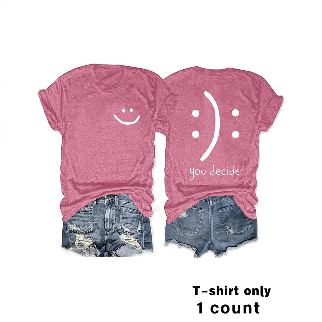 T-shirts with joy and You Decide