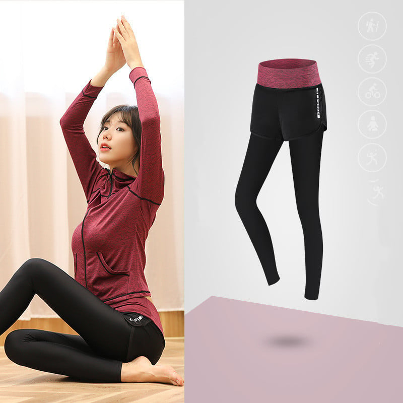 High Waist Women's Fitness Yoga Running Wear