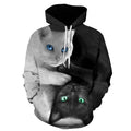 Men's 3D Skull Print Hoodie Jacket for Cross-Border Trade