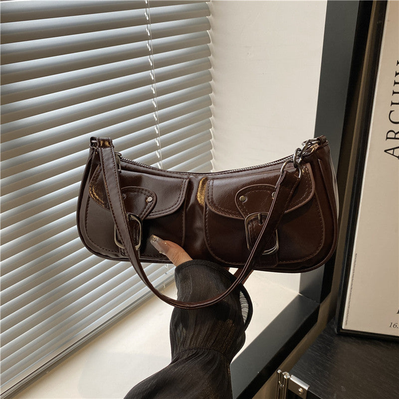 Sac carré simple et décontracté à bandoulière, petit sac de style Commute Mini Bag