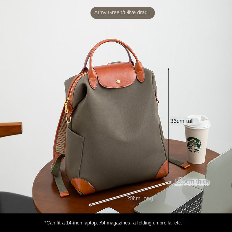 Sac à dos élégant en nylon de haute qualité, grande capacité, léger et durable, idéal pour les voyages d'affaires et les trajets quotidiens