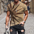 T-shirt ample imprimé 3D pour hommes - Édition été 2023