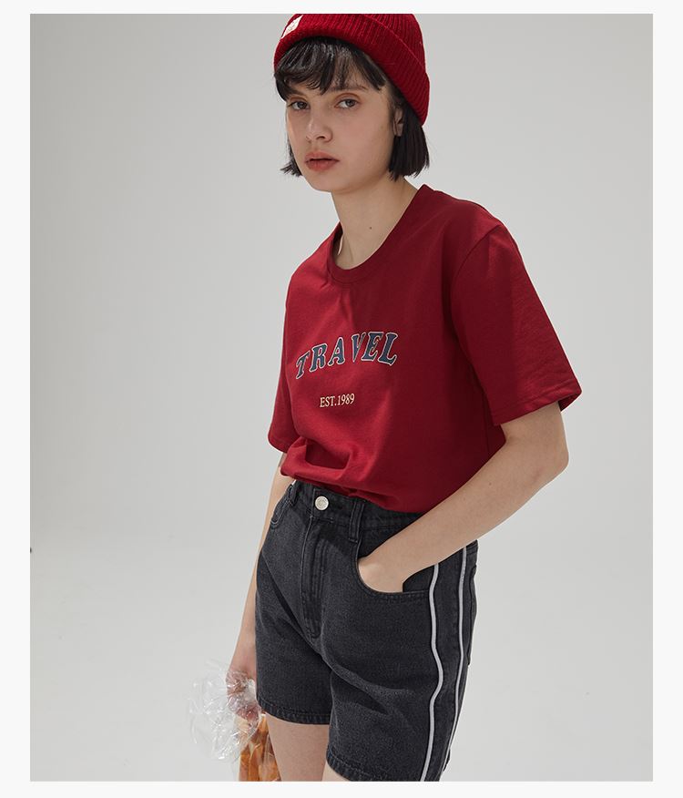 High Waist Summer Loose Denim Shorts for Students