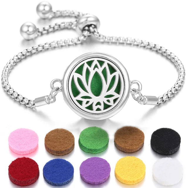 Bracelet de parfum en acier inoxydable