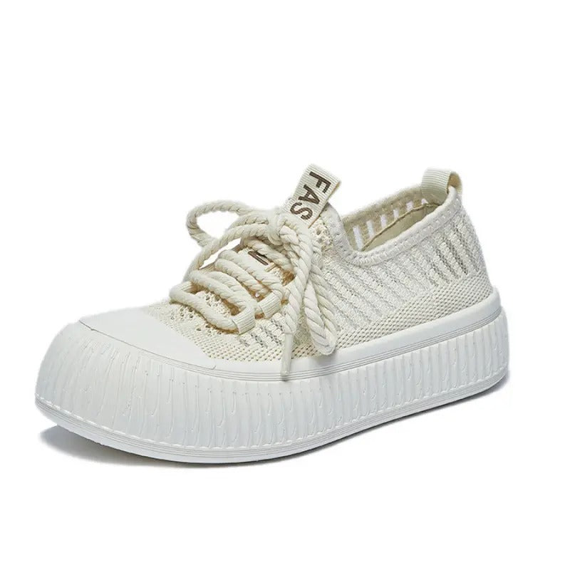 "Women's Ins Style Canvas Shoes for Autumn Running"