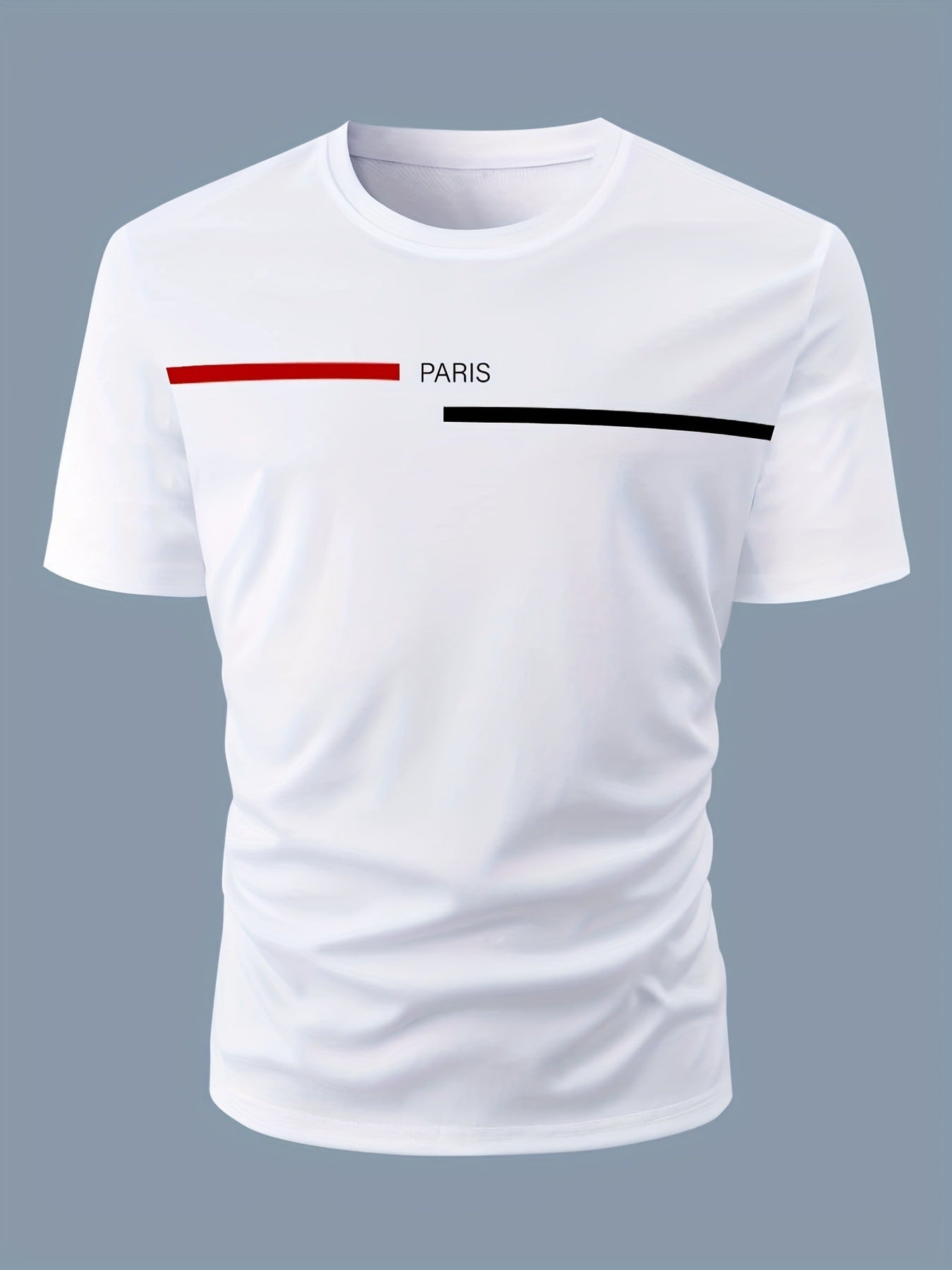 T-shirt homme imprimé 100 % coton coupe ample été