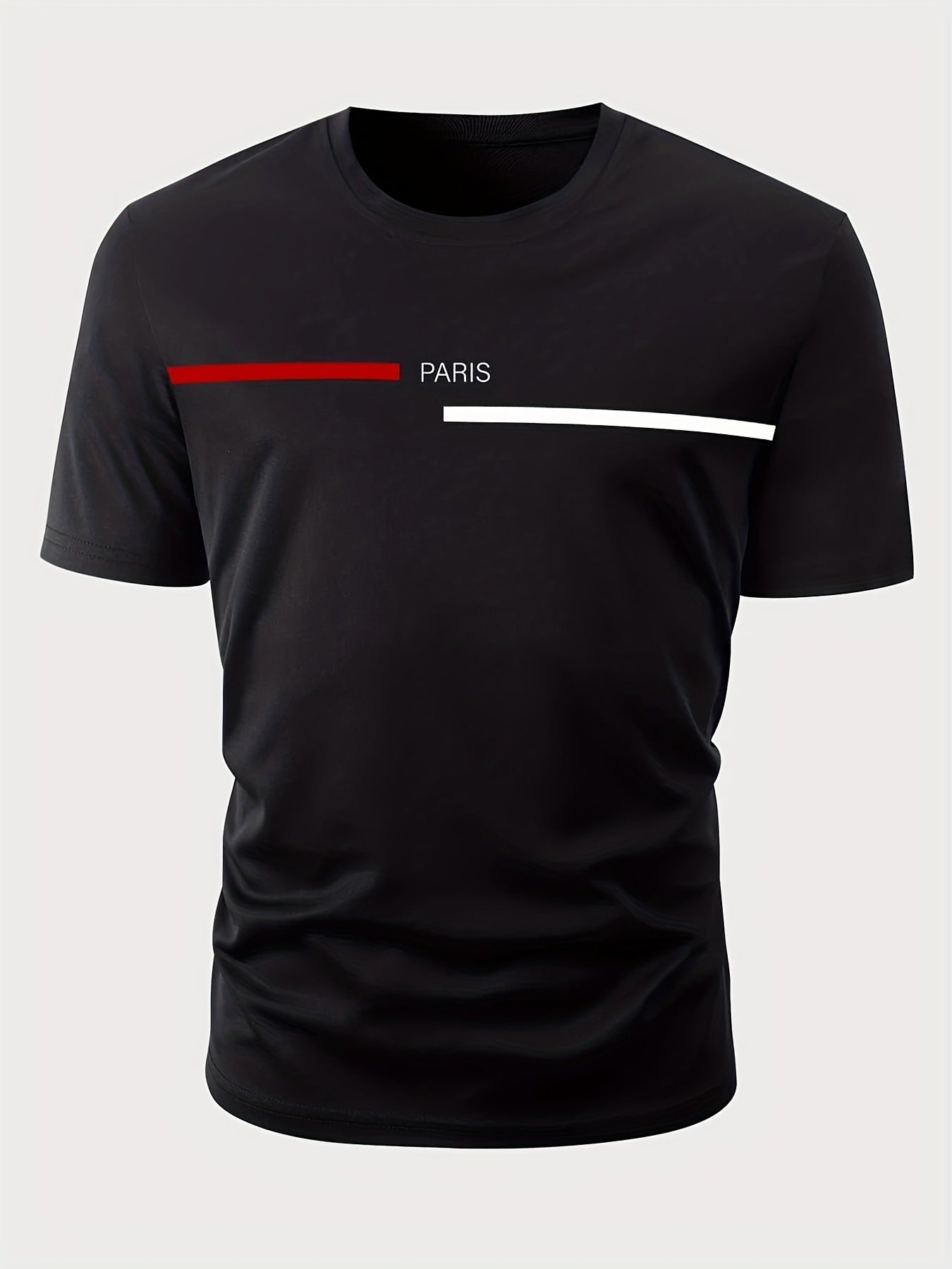 T-shirt homme imprimé 100 % coton coupe ample été