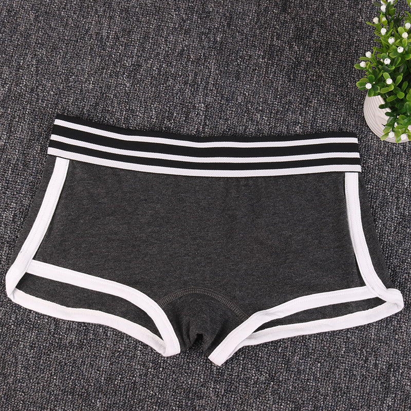 Stylish Women's Cotton Boxer Briefs with Wide Band
