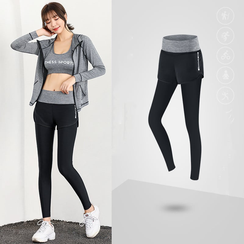 High Waist Women's Fitness Yoga Running Wear