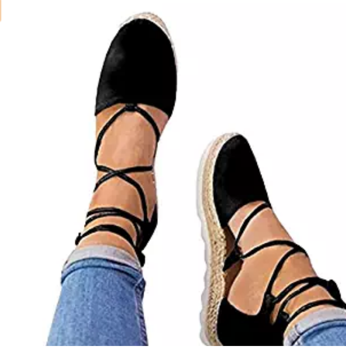 Cross Strap Flat Thick Sole Women's Sandals
