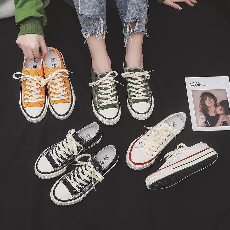 2024 Spring Women's Canvas Sneakers - Breathable Casual Shoes