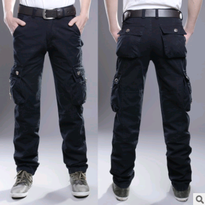 Pantalon Cargo Homme Multi-Poches pour Activités de Plein Air
