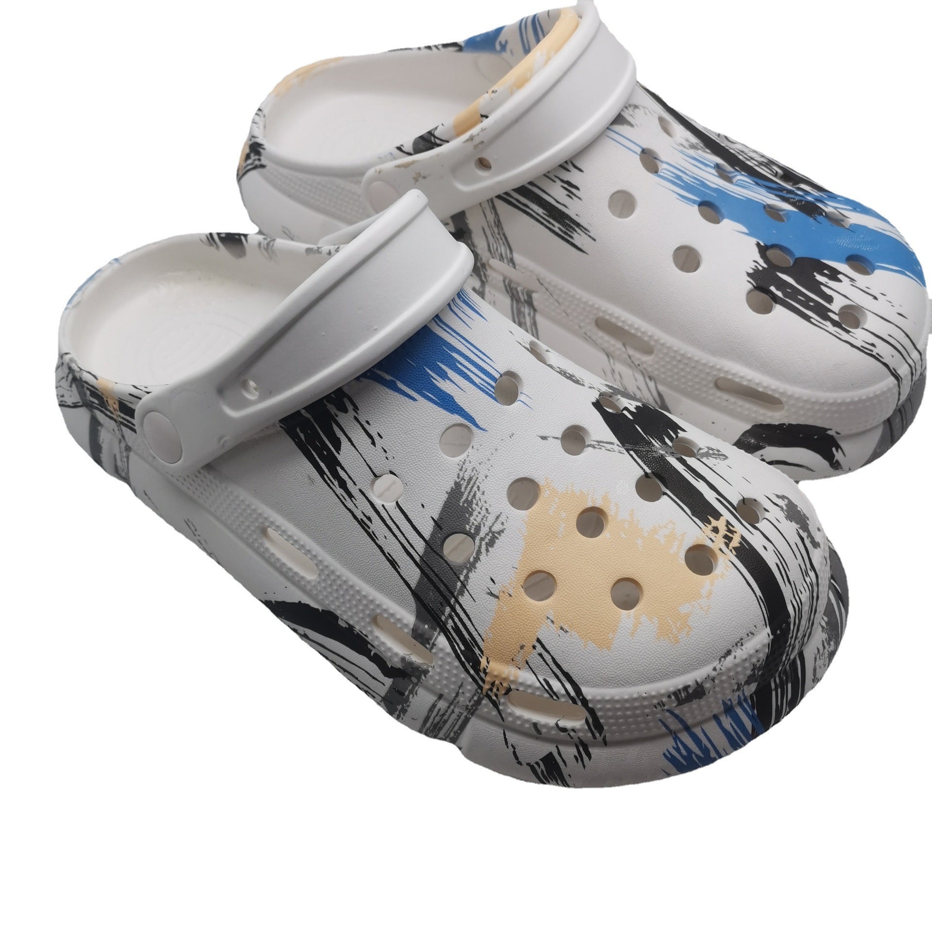 Sandales et vêtements graffitis en EVA pour homme Big Head