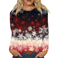 Clearance Items Womens Tops Trendy Long Sleeve T Shirt Women Christmas Shirts for Women Long Sleeve Shirts for Women Winter Outfits for Women 2024 Womens Holiday Tops Womens Top Red3XL