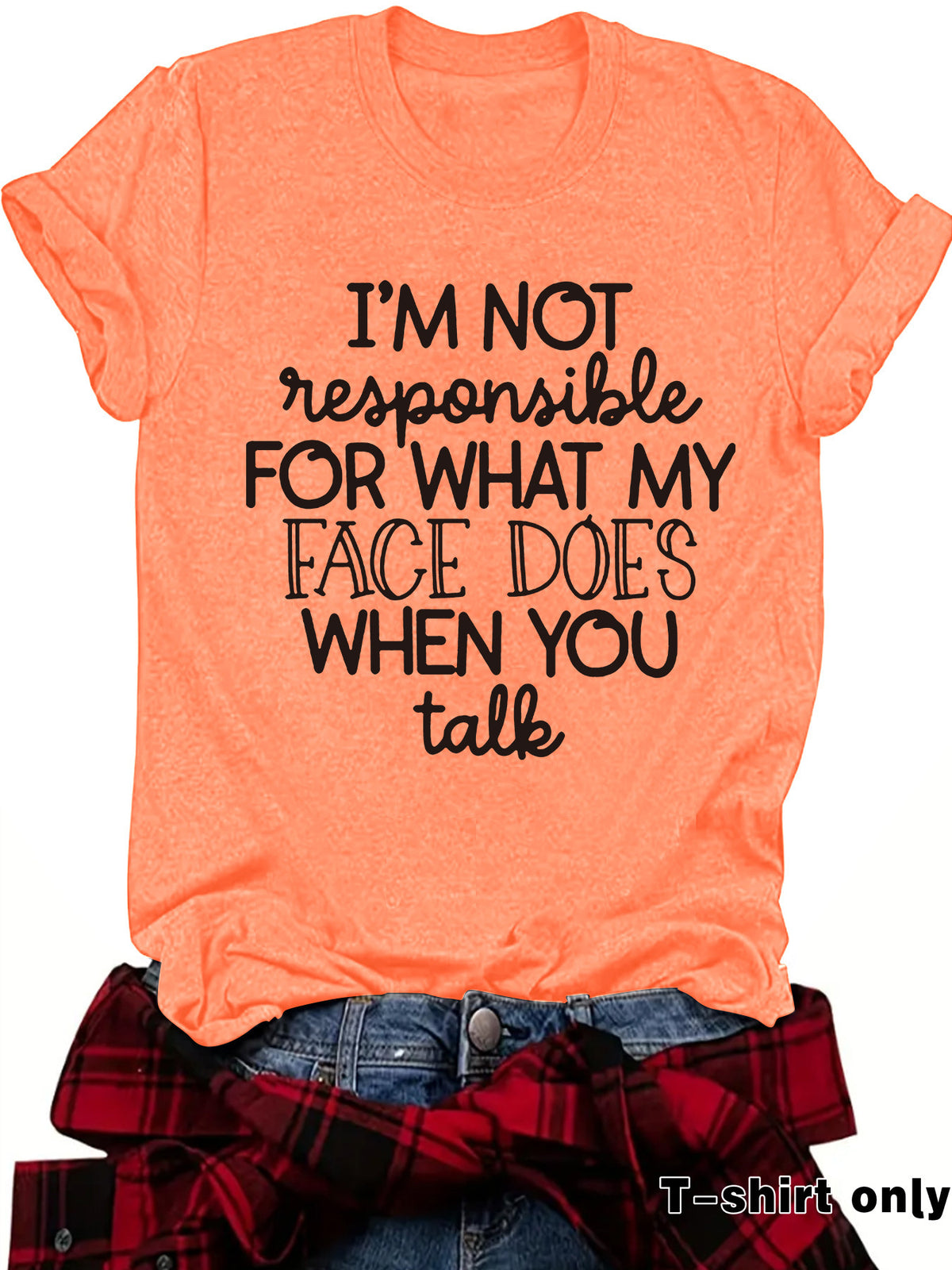 I'm not responsible for short sleeved shirts