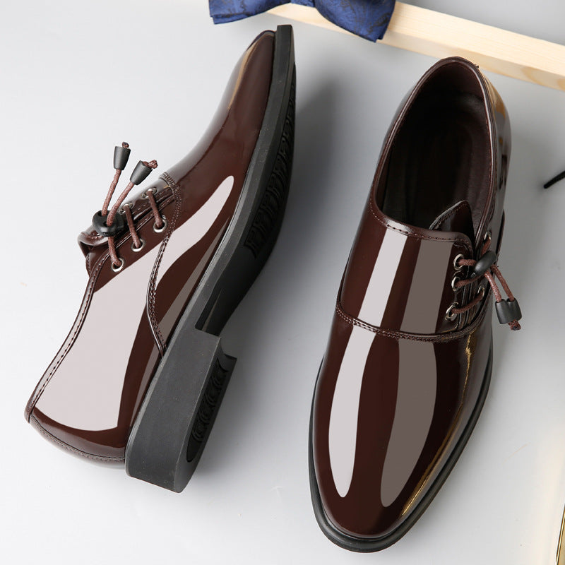 Men's Lace-Up Leather Business Casual Shoes