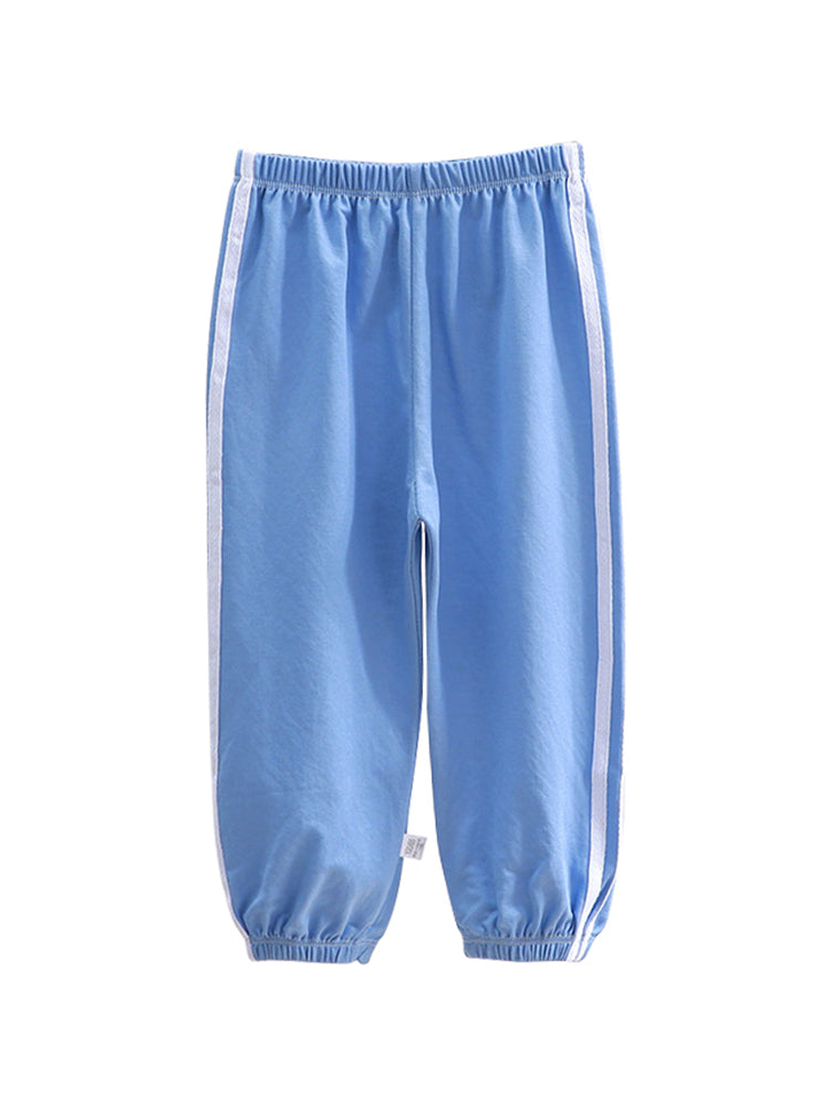 Kids Harem Pants with Black Stripes for Sport and Beach