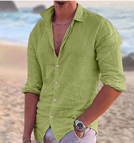 Men's Summer Beach Essential Shirt (Single Piece)