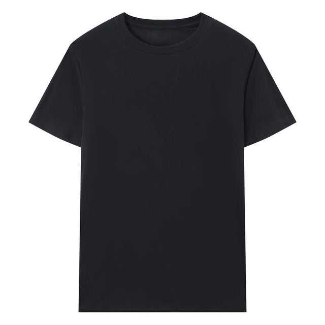 Unisex Solid Color Short-Sleeved Summer T-Shirt