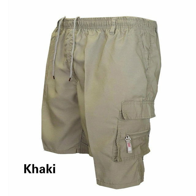 Short cargo ample multi-poches pour homme pour les sports d'été