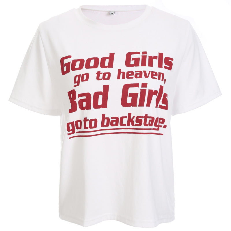 2020 Spring/Summer Letter Print Casual T-Shirt