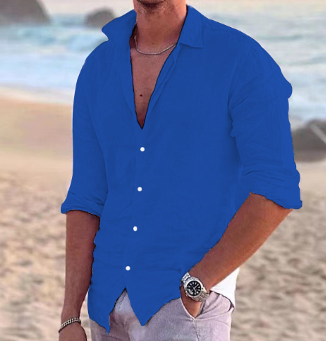 Men's Summer Beach Essential Shirt (Single Piece)