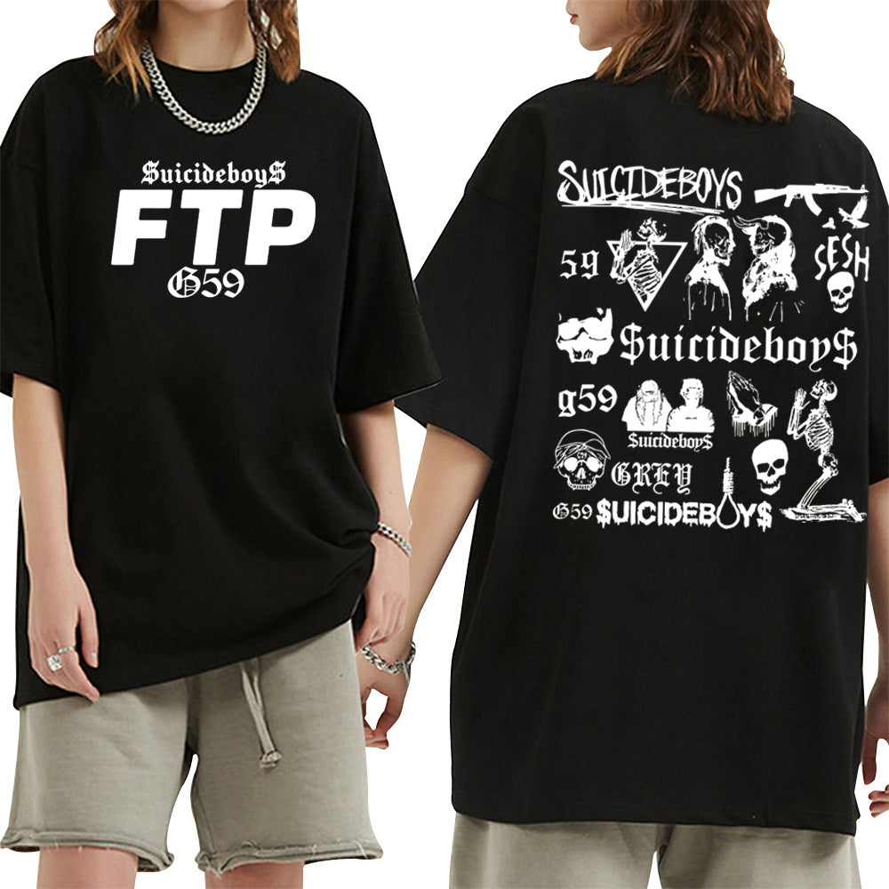 T-shirt Suicide Boys G-59 T-shirt Suicide Boys à manches courtes pour femme