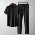 Men's Summer Casual Short Sleeve Set