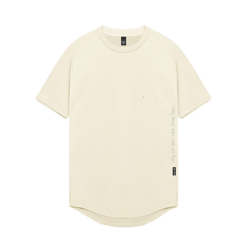 T-shirt de sport pour homme, coupe ample, imprimé, séchage rapide