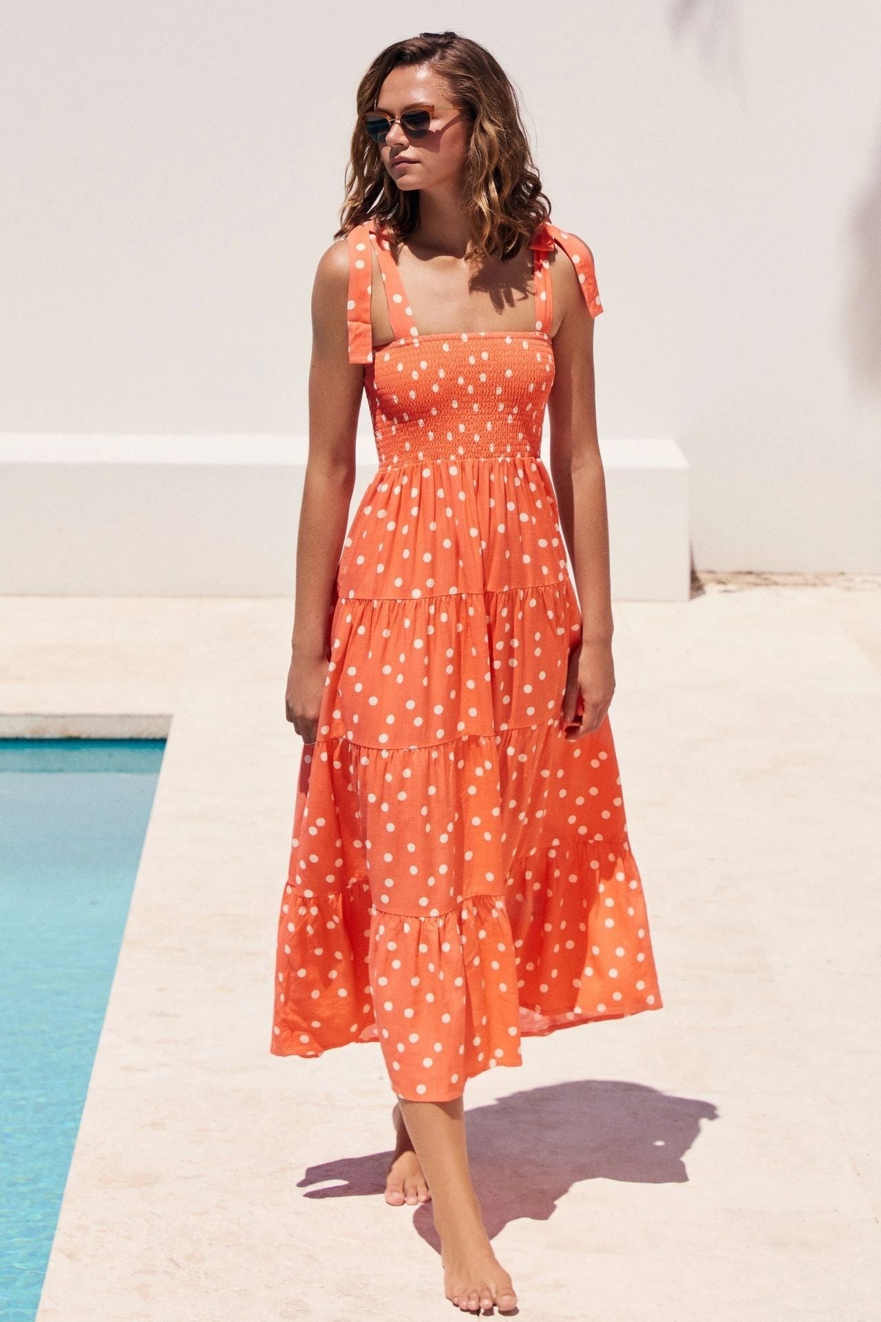 Robe salopette européenne et américaine, vêtements pour femmes, nouvelle robe décontractée printemps et été, jupe taille haute imprimée