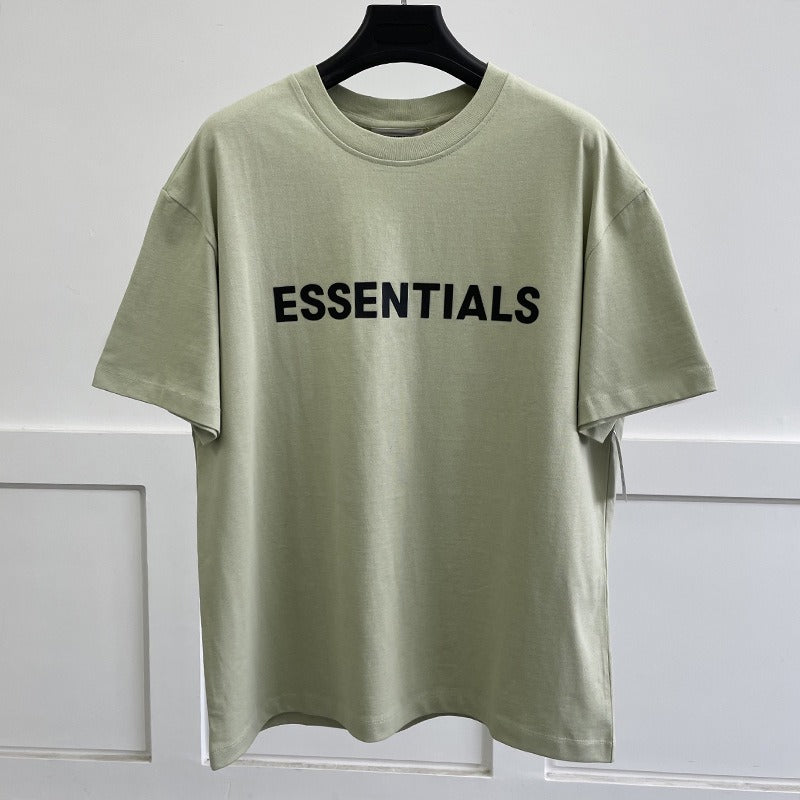 FEAR OF GOD ESSENTIALS Double Thread Chest Letter High Street T-shirt à manches courtes Homme et Femme Mode Signature