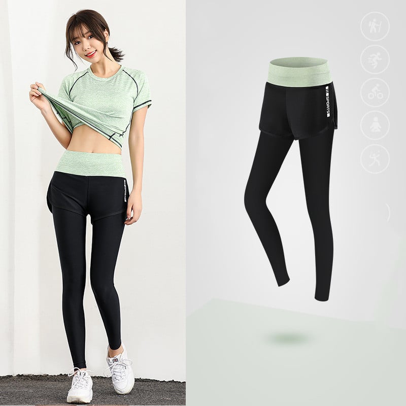 High Waist Women's Fitness Yoga Running Wear