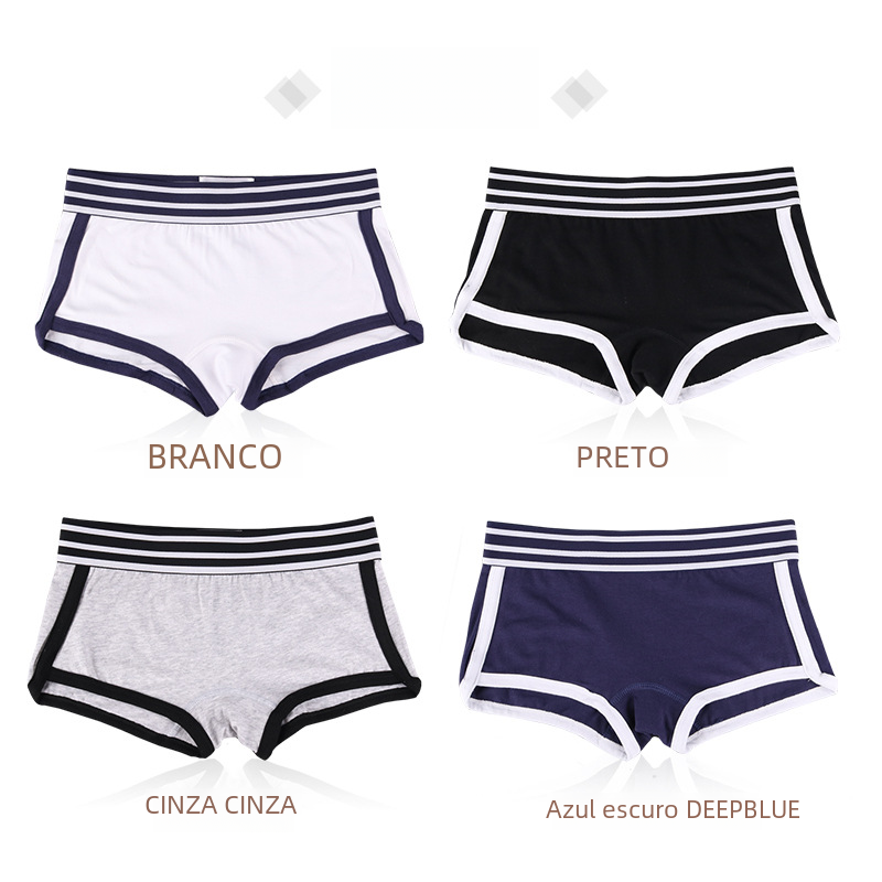 Stylish Women's Cotton Boxer Briefs with Wide Band