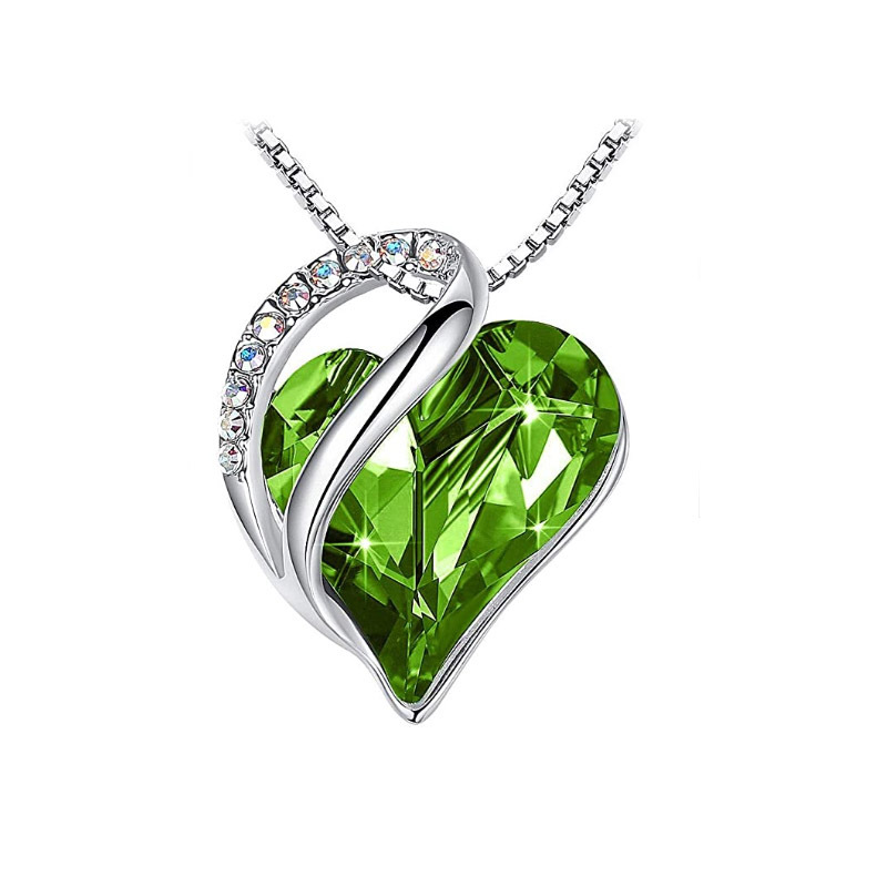 Collier pendentif en forme de cœur