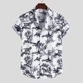 Vintage Hawaiian Men's Shirts with Coconut & Giraffe Print