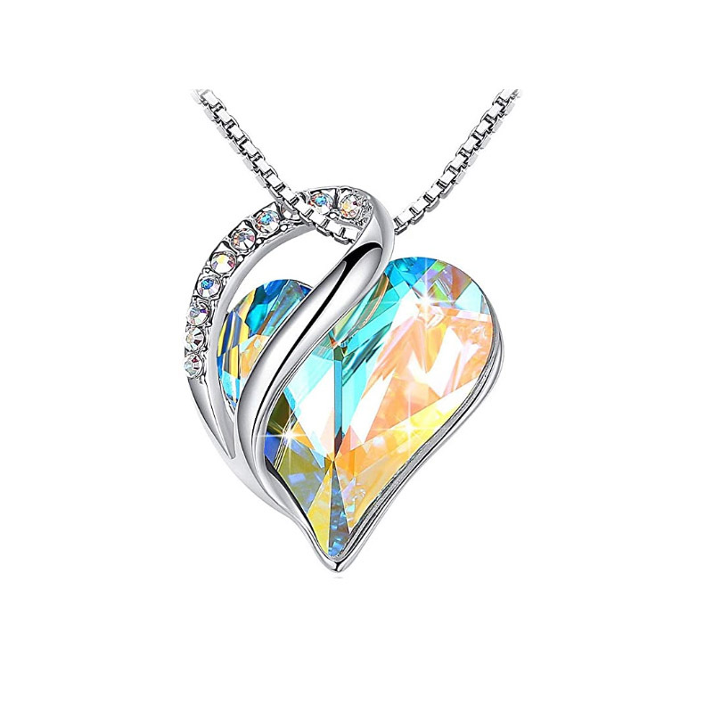 Collier pendentif en forme de cœur