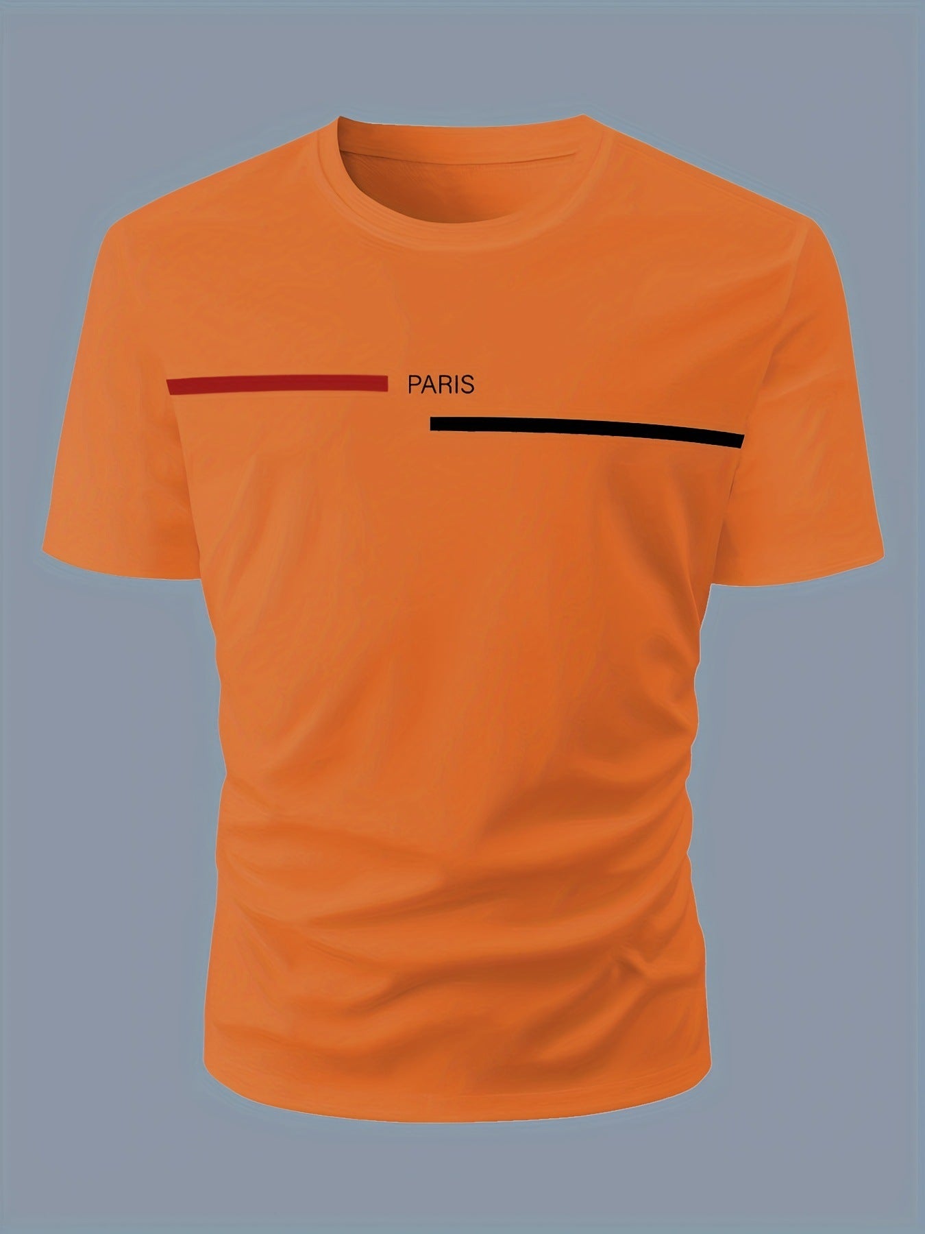 T-shirt homme imprimé 100 % coton coupe ample été