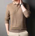 Prestige Long Sleeve Polo Shirt - 100% Cotton (One Piece)