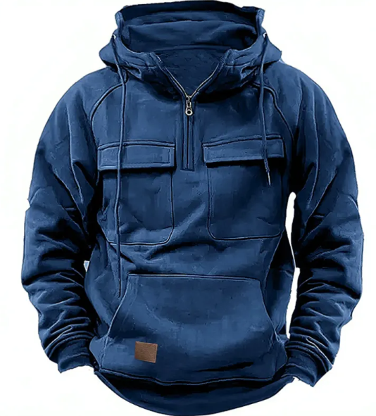Fall Winter Hooded Young Men's Workwear